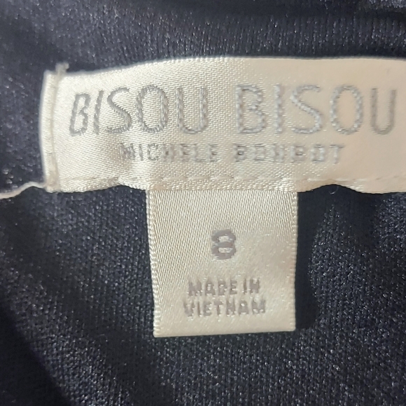 Bisou Bisou Gold & Black lace dress - Picture 7 of 8